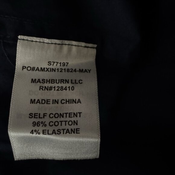 Ann Mashburn Rory Cargo Pant Women’s Size S Navy Paperweight Stretch Poplin New - Picture 8 of 10